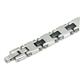 Stainless Steel Black Resin Men's Bracelet