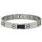Stainless Steel Carbon Fiber Men's Bracelet