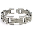 SPARTAN Men's Titanium Link Bracelet