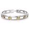Dolan Bullock Sterling Silver 14K Gold Open Link Bracelet