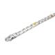 Dolan Bullock Sterling Silver 14K Gold Station Bracelet