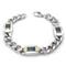 Dolan Bullock Sterling Silver Hematite Station Bracelet