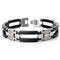 Dolan Bullock GENEVA 18K Gold & Black Titanium Steel Bracelet