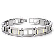 Dolan Bullock LONDON 18K Gold & Hammer Finish Steel  Bracelet