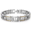 Dolan Bullock OLYMPUS Steel & 18K Gold Bracelet