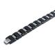 Two Tone Black Tungsten Carbide 16MM Men's Link Bracelet