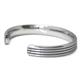 Titanium 10MM Cuff Bangle w/ 3 Lines