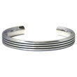 Titanium 10MM Cuff Bangle w/ 3 Lines