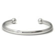 Titanium 5MM Cuff Bangle w/ Balls