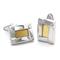 Dolan Bullock 14K Gold Sterling Silver Cufflinks