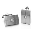 Dolan Bullock Stainless Steel Diamond Cufflinks