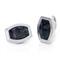 Dolan Bullock Sterling Silver Rutilated Quartz Cufflinks