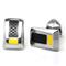 LAMBORGHINI Stainless Steel Cufflinks w/ Yellow Lacquer