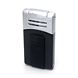 Colibri Syndicate Satin Silver/Anodized Black Lighter