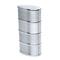Colibri Reactor Satin/Polished Silver Lighter
