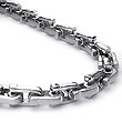 Stainless Steel Men's Wheat Link Necklace Chain