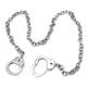 Stainless Steel Handcuff Rolo Necklace Chain :  necklace designer jewelry jewellery