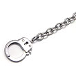Stainless Steel Handcuff Rolo Necklace Chain