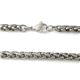 Titanium 7MM Wheat Link Necklace Chain