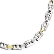 Nitrogen Stainless Steel 14K Gold Men's Link Necklace Chain