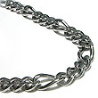 Nitrogen Stainless Steel Men's Figaro Link Necklace Chain