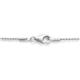 Nitrogen-LG Stainless Steel Diamond Dog Tag Pendant w/ Bead Chain
