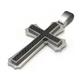 Titanium Carbon Fiber Cross Pendant
