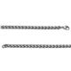 Titanium 4MM Wheat Link Necklace Chain