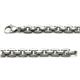 Titanium Men's 5MM Oval Link Necklace Chain