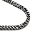 Gunmetal Grey Titanium 7MM Franco Necklace Chain