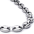 Titanium Men's 10MM Gucci Link Necklace Chain
