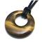 Tiger Eye Pendant w/ Rubber Cord