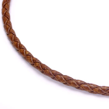 braided leather chain