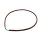 Braided Brown Leather Necklace Cord