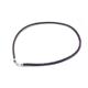Braided Dark Brown Leather Necklace Cord