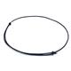Black Leather Adjustable Necklace Cord