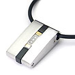 Dolan Bullock VERONA Diamond & 18K Gold Titanium Steel Pendant /w cord