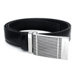 Zoppini Stainless Steel Leather Belt
