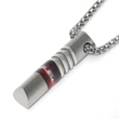 LAMBORGHINI Red White Red Titanium Steel Pendant
