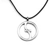 Zoppini Stainless Steel Diamond Pendant (Small)