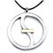 Zoppini Stainless Steel Pendant w/ 18K Gold Inlay (Large)