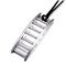 Manuel.Zed Stainless Steel Pendant w/ Leather Cord