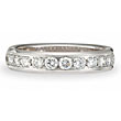 Benchmark 14K Gold Diamond Eternity Wedding Band 0.72 TCW