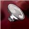 Saigon Stainless Steel Mother of Pearl Diamond Oval Ring