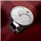 Saigon Stainless Steel Mother of Pearl Diamond Round Ring