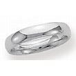 Benchmark 5MM 14K White Gold C/F Wedding Band