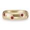 Benchmark 6MM 14K Gold Ruby Wedding Band