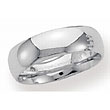 Benchmark 6MM 14K White Gold C/F Wedding Band