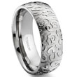 7 Degree JAGUAR SKIN Titanium Band Ring