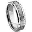 Tungsten Carbide Mechanic Design Wedding Band Ring